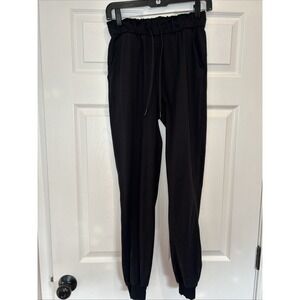 Lululemon Womens Keep Moving Pant Size 4‎ Black Joggers 28" Length Black